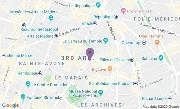 Localisation Mtre Semevier Laurence