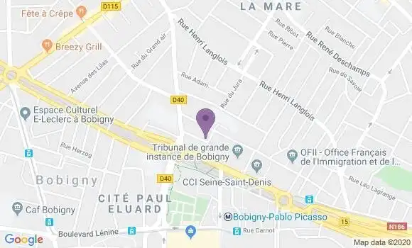Localisation Mtre Serre Clarisse