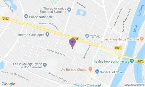 Localisation Mtre Servin Delphine