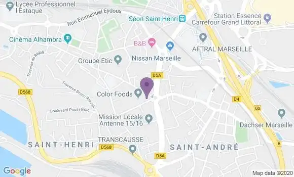 Localisation Mtre Bernardot Christine