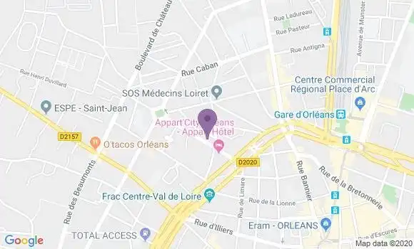 Localisation Mtre Silvestre Franck