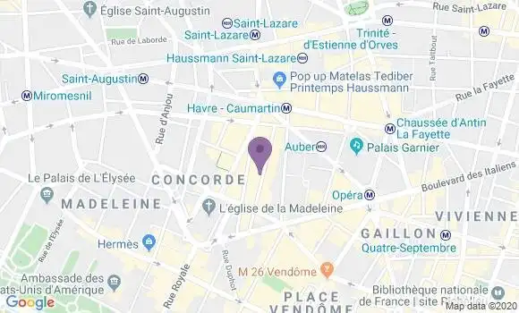 Localisation Mtre Simon Laurent