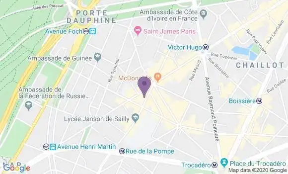 Localisation Mtre Cutard Corinne