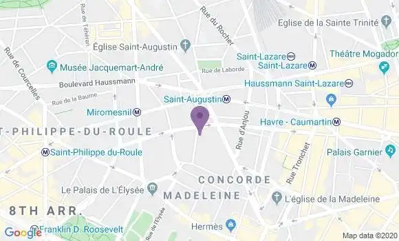 Localisation Mtre Simon Caroline