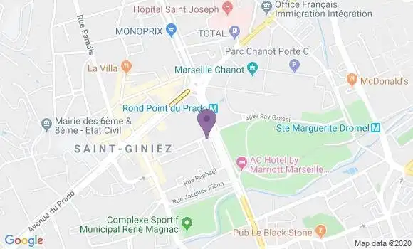 Localisation Mtre Canuel Chapelle Audrey