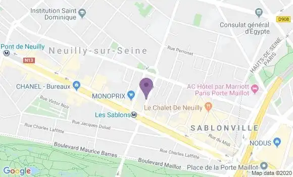 Localisation Mtre Smadja Philippe