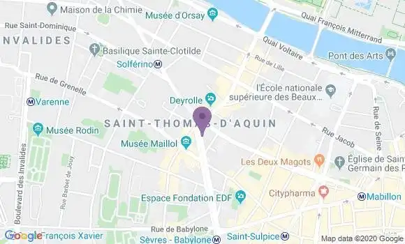 Localisation Mtre Sonier Gabriel