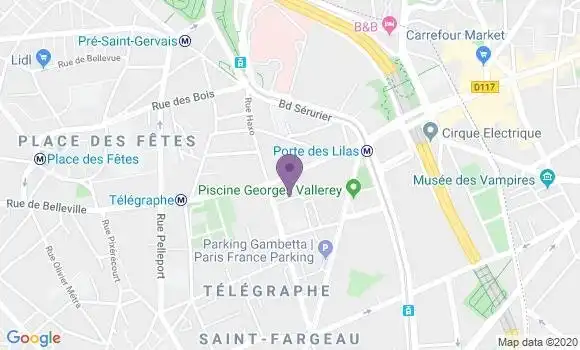 Localisation Mtre D