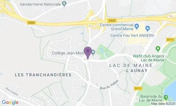Localisation Mtre Prinet Jacques