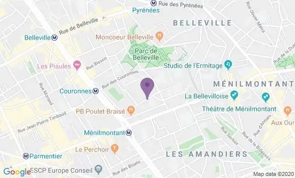 Localisation Mtre Stern Pauline