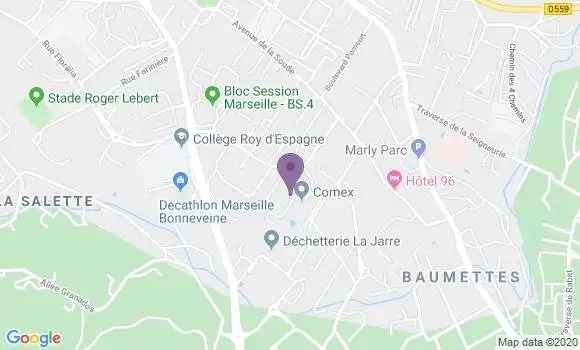 Localisation Mtre Druon Bernard