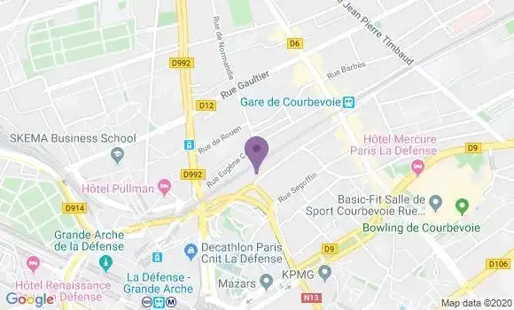 Localisation Mtre Robineau Bruno