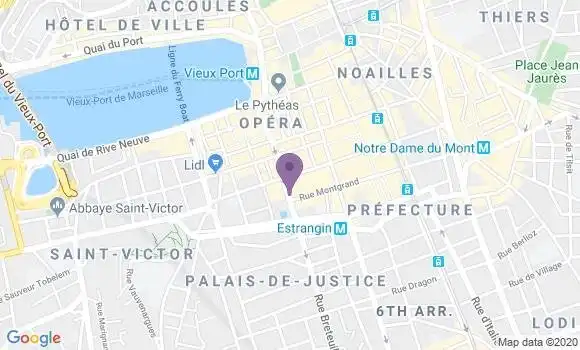 Localisation Mtre Gagliano Odile