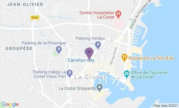 Localisation Mtre Itrac Hervé
