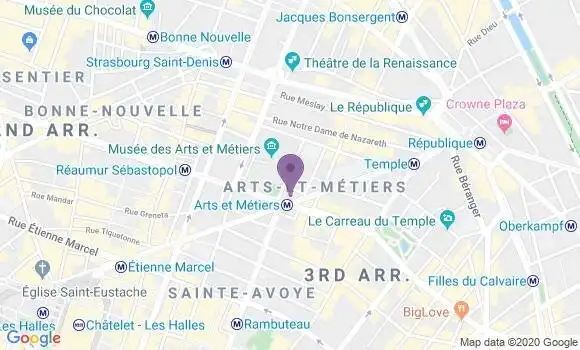Localisation Mtre Terzano Marie Gabrielle