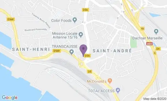 Localisation Mtre Kuhn Michel