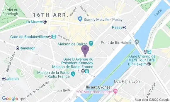 Localisation Mtre D