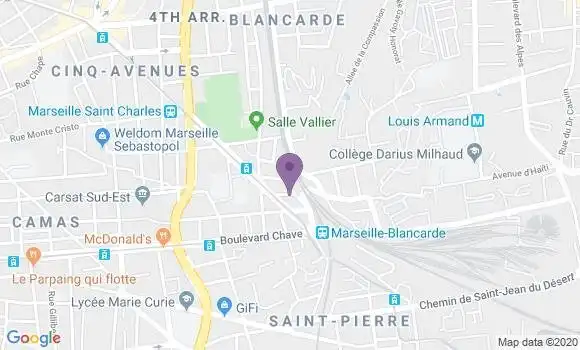 Localisation Mtre Lafage Samuel