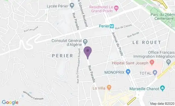 Localisation Mtre Leger Carole