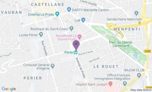 Localisation Mtre Lerda Michelle