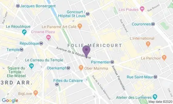 Localisation Mtre Thomas Julie
