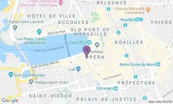 Localisation Mtre M