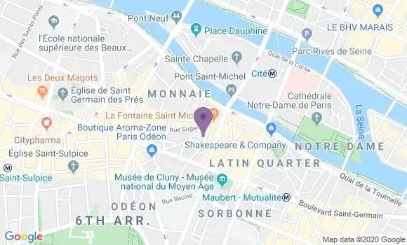 Localisation Mtre Thomas Riouallon Laurence