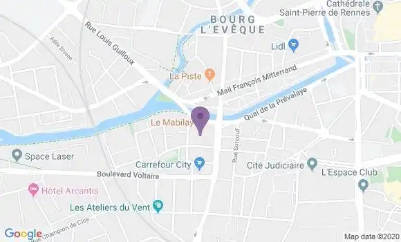 Localisation Mtre Thouin Morgan