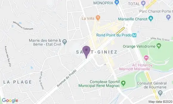 Localisation Mtre Martelet Marie