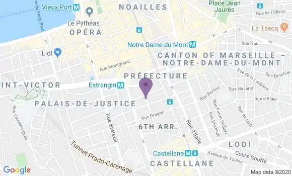 Localisation Mtre Merdjian Evelyne