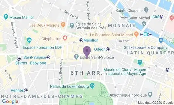 Localisation Mtre Toledano Vincent