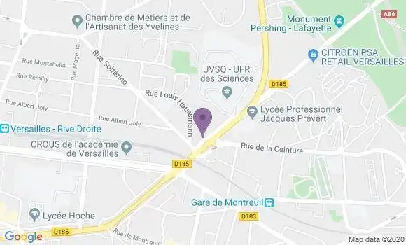Localisation Mtre Toussaint Isabelle
