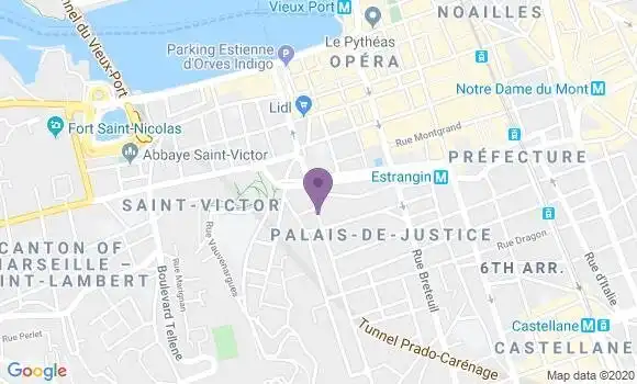 Localisation Mtre Santiago Christelle