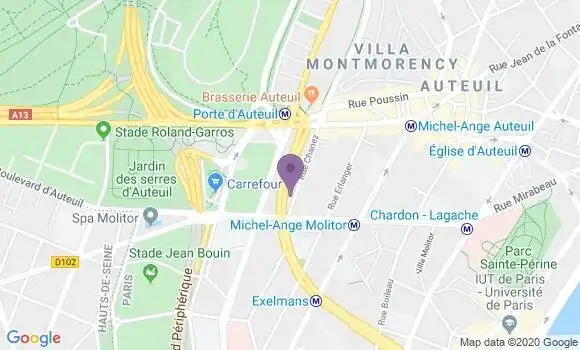 Localisation Mtre Uzan Fallot Michèle