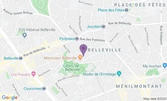 Localisation Mtre Van Beezema Martine
