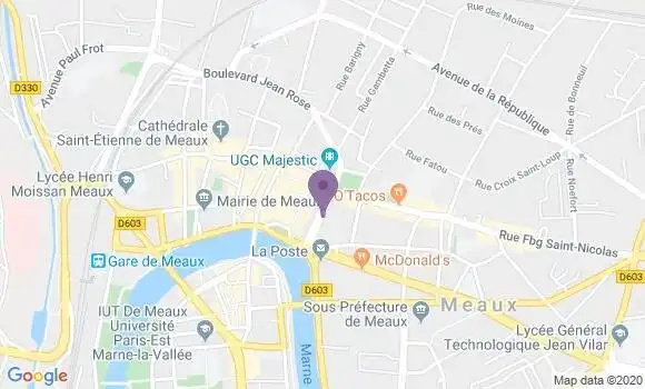 Localisation Mtre Daveau Christine