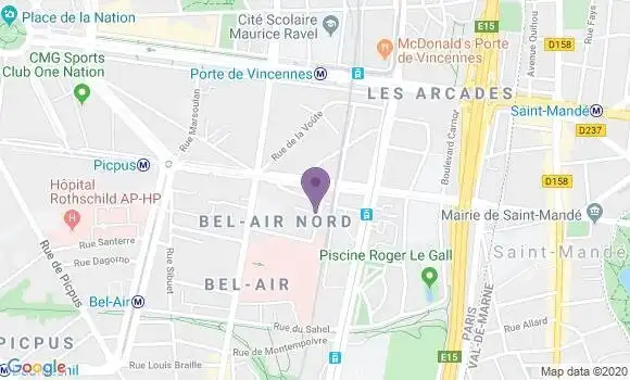 Localisation Mtre Vasseur Patricia