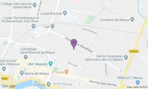 Localisation Mtre Durieux Bertrand