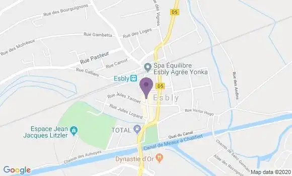 Localisation Mtre Jalley Philippe