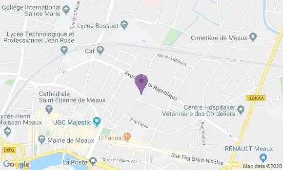 Localisation Mtre Lagarde Véronique