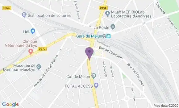 Localisation Mtre Attali Dominique
