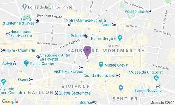 Localisation Mtre Vermeille Sophie
