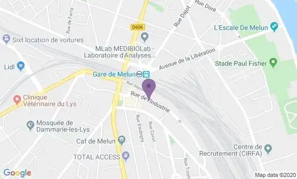 Localisation Mtre Froget Philippe