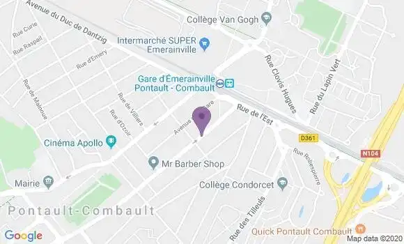 Localisation Mtre Laurain Richard