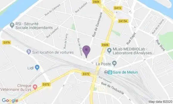 Localisation Mtre Laurent Olivier