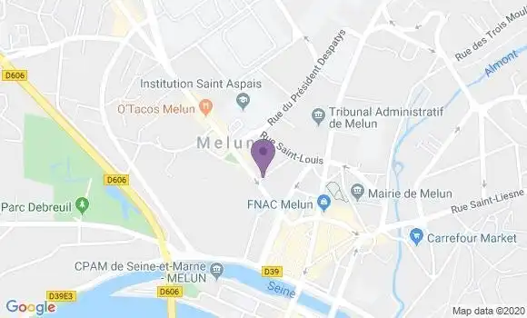 Localisation Mtre Servet Bernard