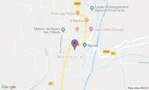 Localisation Mtre Pradier Luc