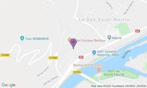 Localisation Mtre Aubry Patricia