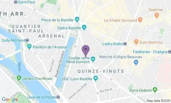 Localisation Mtre Viguet Carrin Gaston