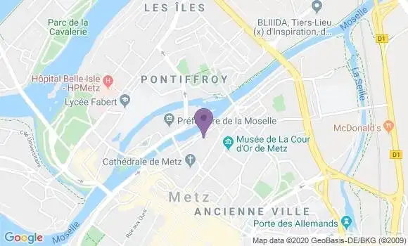 Localisation Mtre Bourel Carine